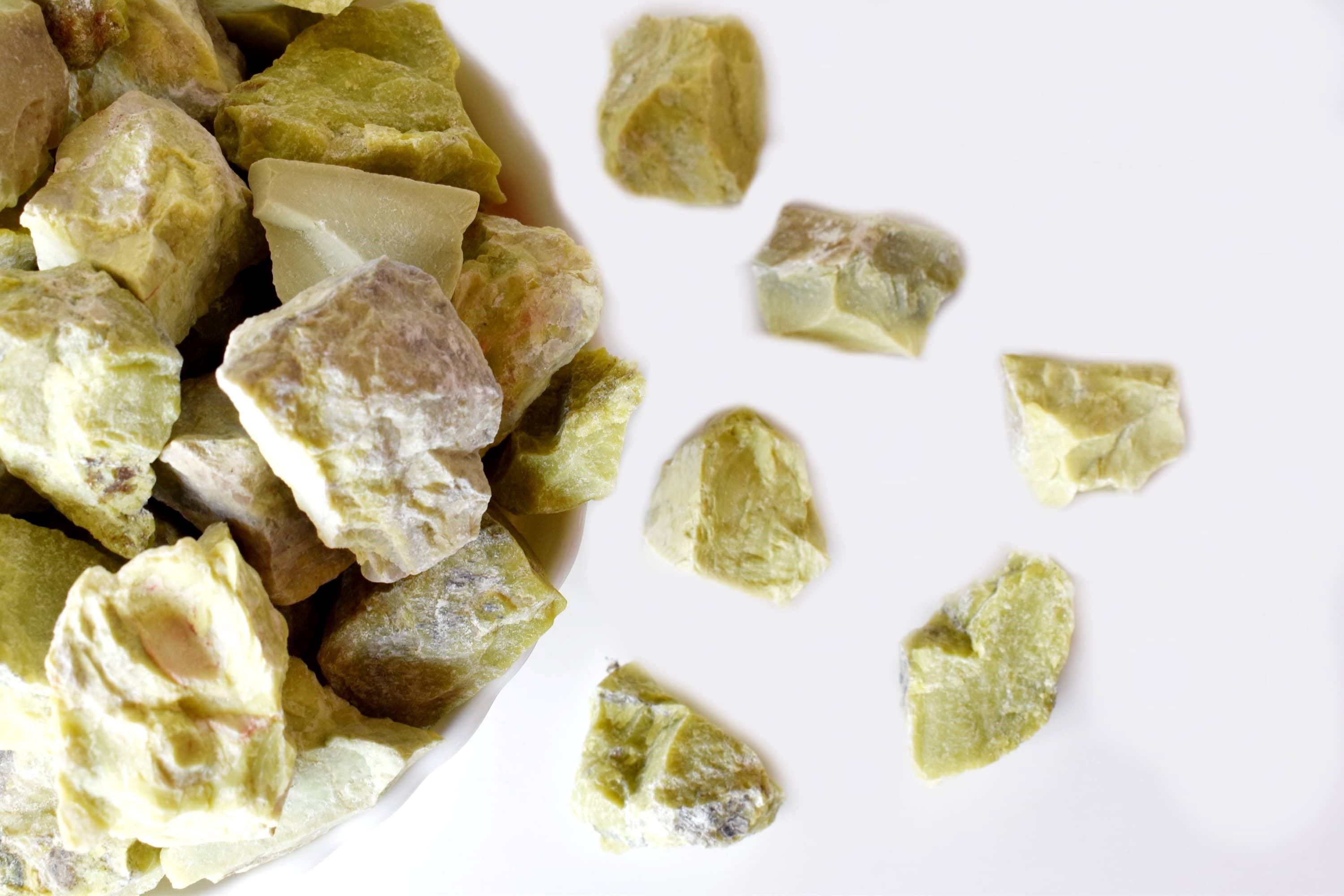 Serpentine Rough Rocks (Inspiration and Mastering Fear )  DestGlow