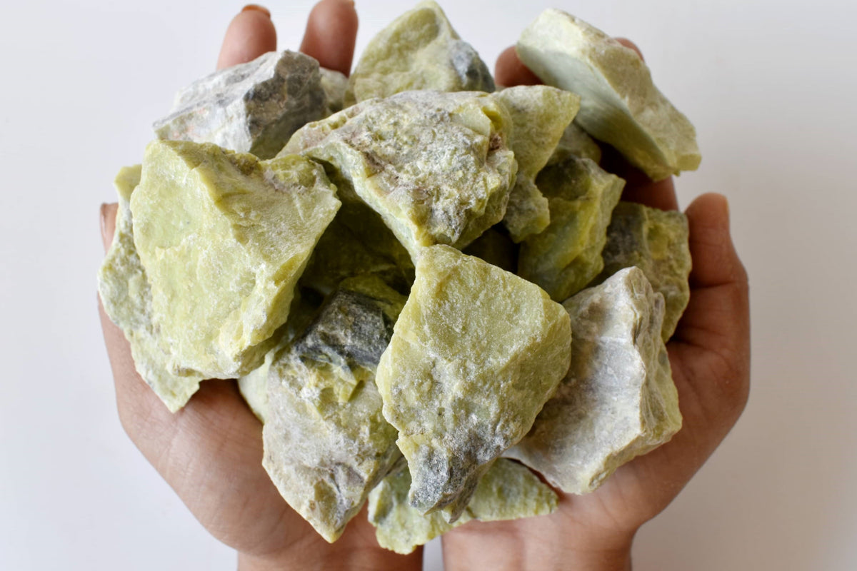 Serpentine Rough Rocks (Inspiration and Mastering Fear )  DestGlow