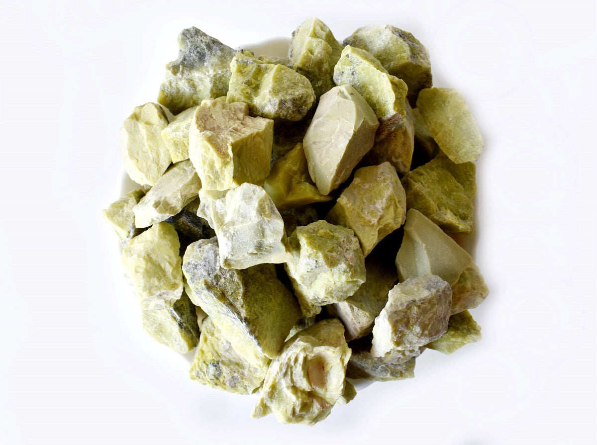Serpentine Rough Rocks (Inspiration and Mastering Fear )  DestGlow
