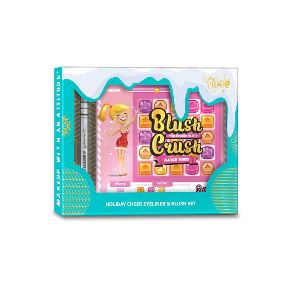 RUDE Holiday Cheer Eyeliner &amp; Blush Set
