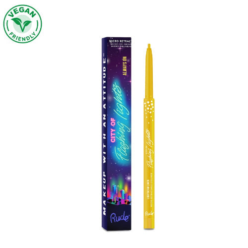 RUDE City of Flashing Lights Micro Retractable Liner - Always On 