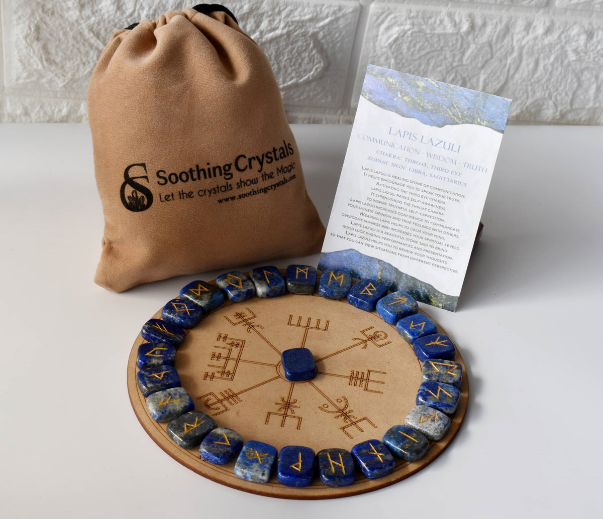 Lapis Lazuli Rune Set  (Angelic Communication and Insight )  DestGlow