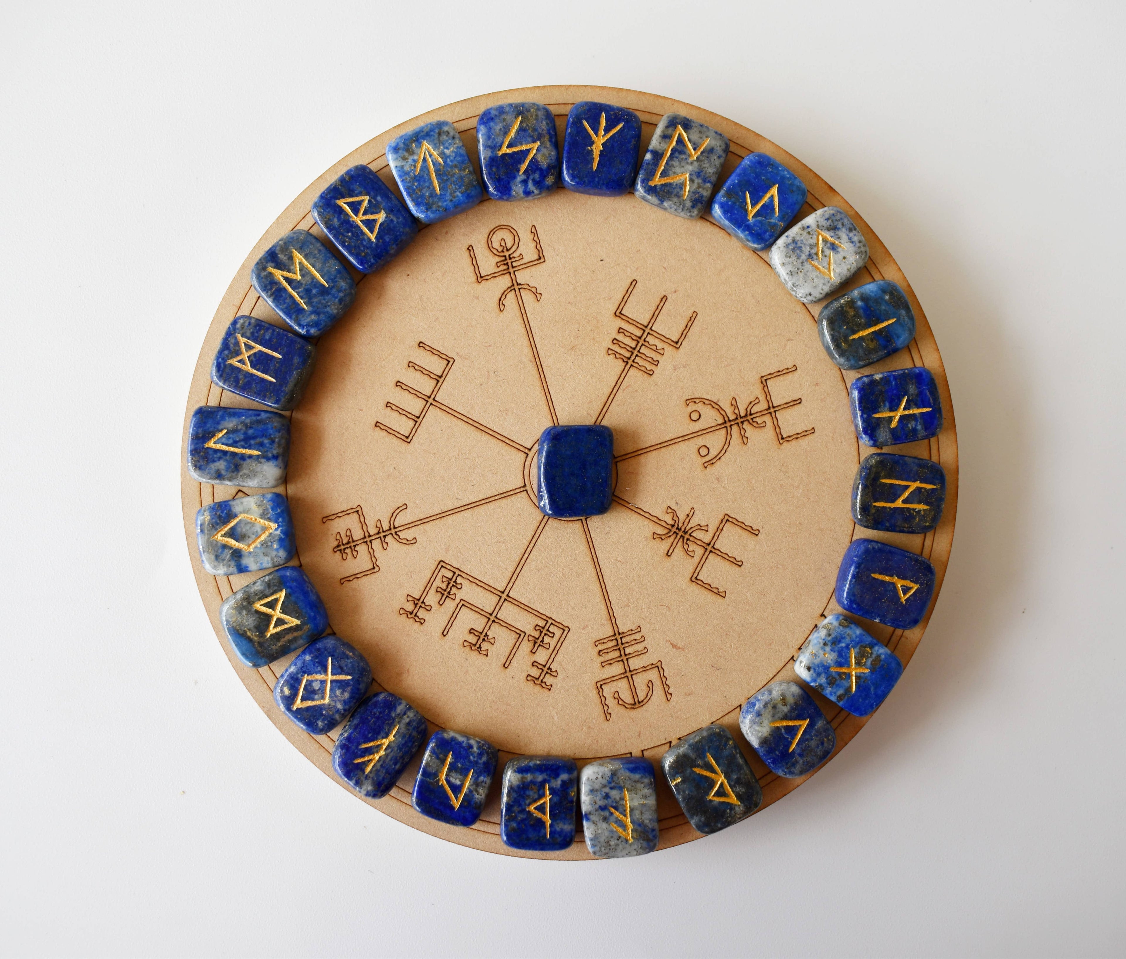 Lapis Lazuli Rune Set  (Angelic Communication and Insight )  DestGlow