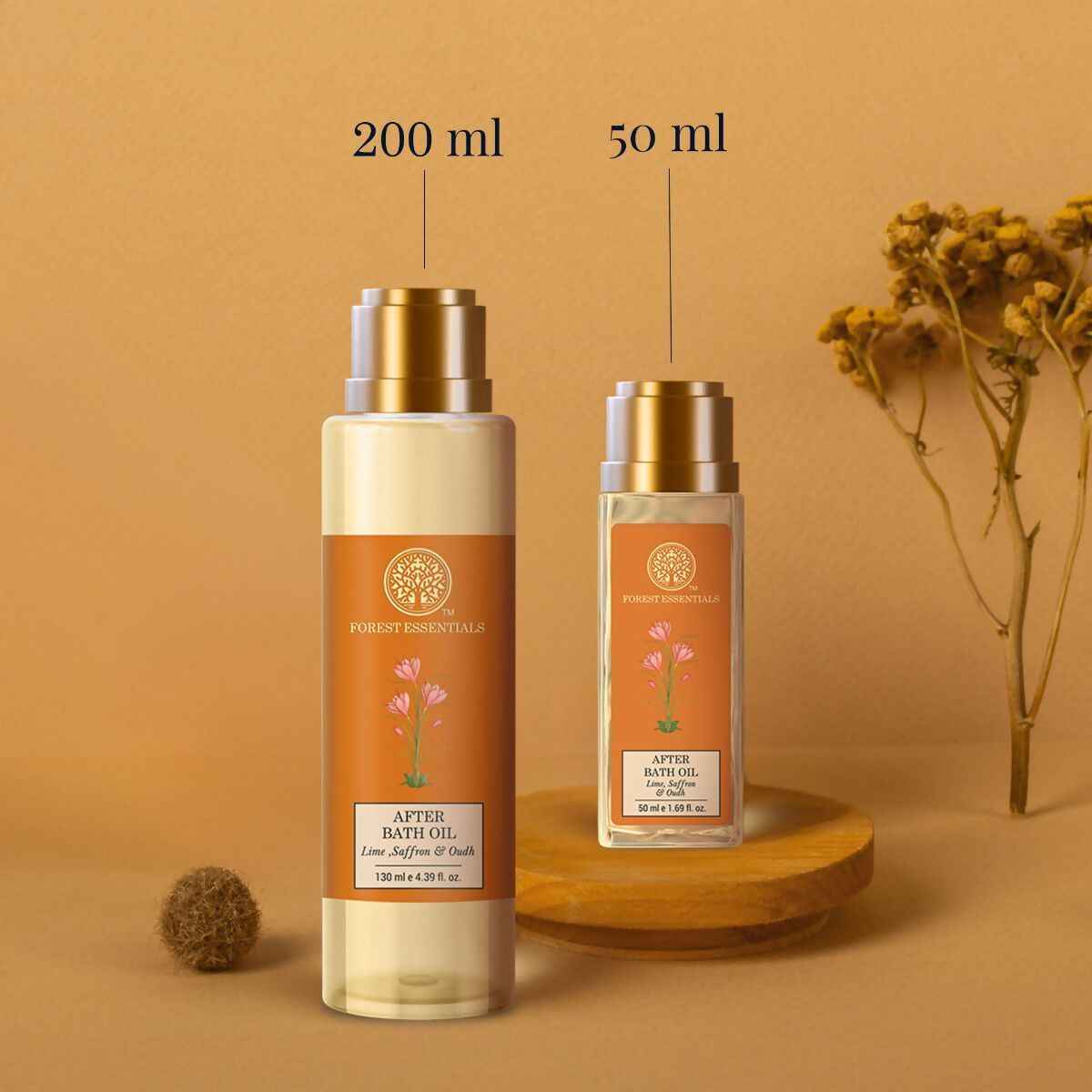 Forest Essentials After Bath Oil Lime Saffron &amp; Oudh