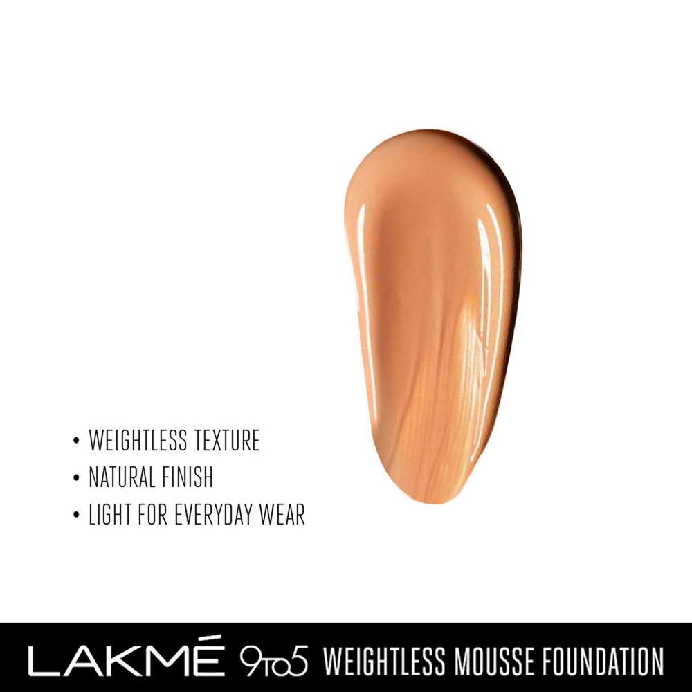 Lakme 9 To 5 Powerplay Mousse Foundation - Beige Caramel