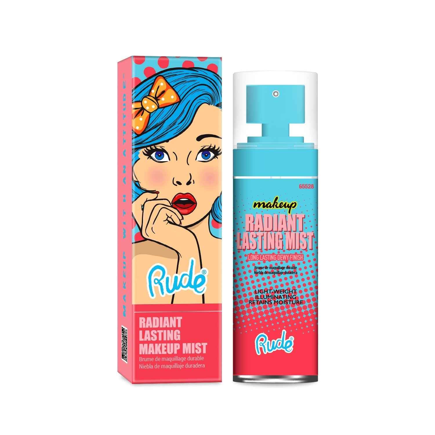 RUDE Radiant Lasting Makeup Mist