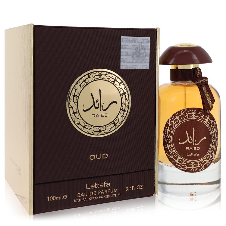 Raed Oud by Lattafa Eau De Parfum Spray (Unisex) 3.4 oz for Women 
