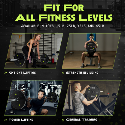 Bumper Plates by Rage Fitness