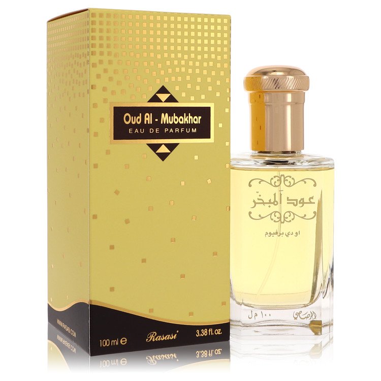 Rasasi Oud Al Mubakhar by Rasasi Eau De Parfum Spray (Unisex) 3.3 oz for Women 