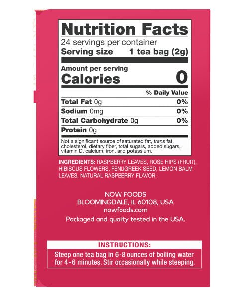 Herbal Tea, NOW by Country Life Natural Foods