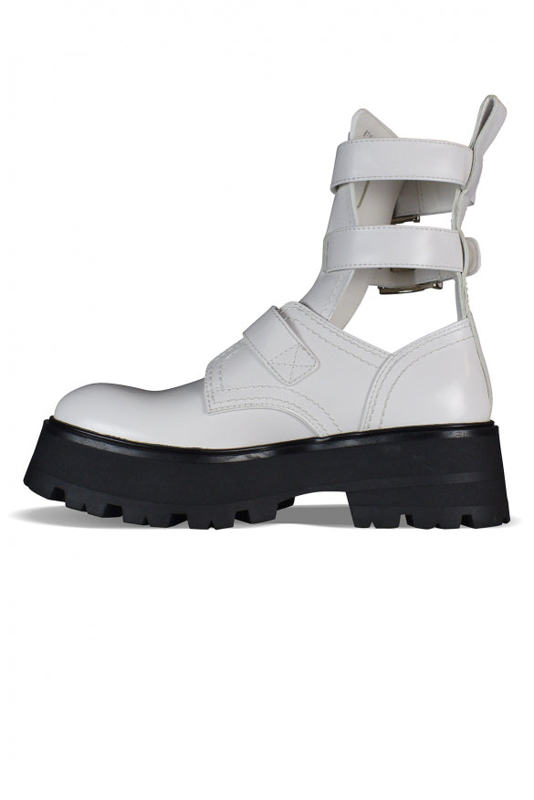 Alexander Mcqueen Women Rave Buckle Boots by Luosophy