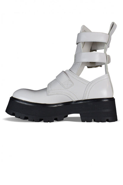 Alexander Mcqueen Women Rave Buckle Boots by Luosophy