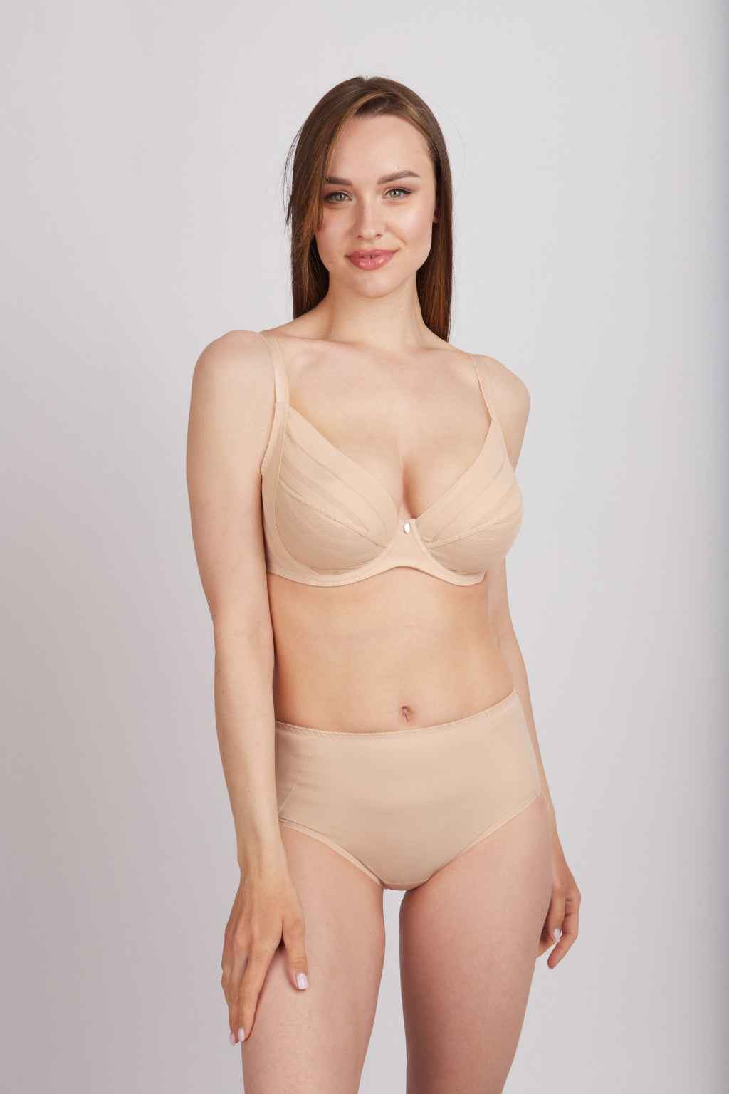 Bra Milavitsa 127630 - Elastic Lace, Side Shaping, Sport-Chic, Invisible Edge