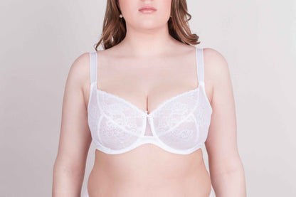 Bra Milavitsa 117180 - Lace, Triple-Cup, Decorative Insert