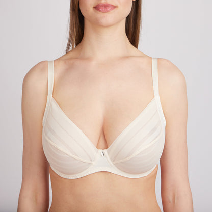 Bra Milavitsa 127630 - Elastic Lace, Side Shaping, Sport-Chic, Invisible Edge