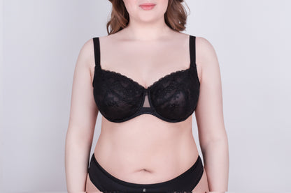 Bra Milavitsa 117180 - Lace, Triple-Cup, Decorative Insert