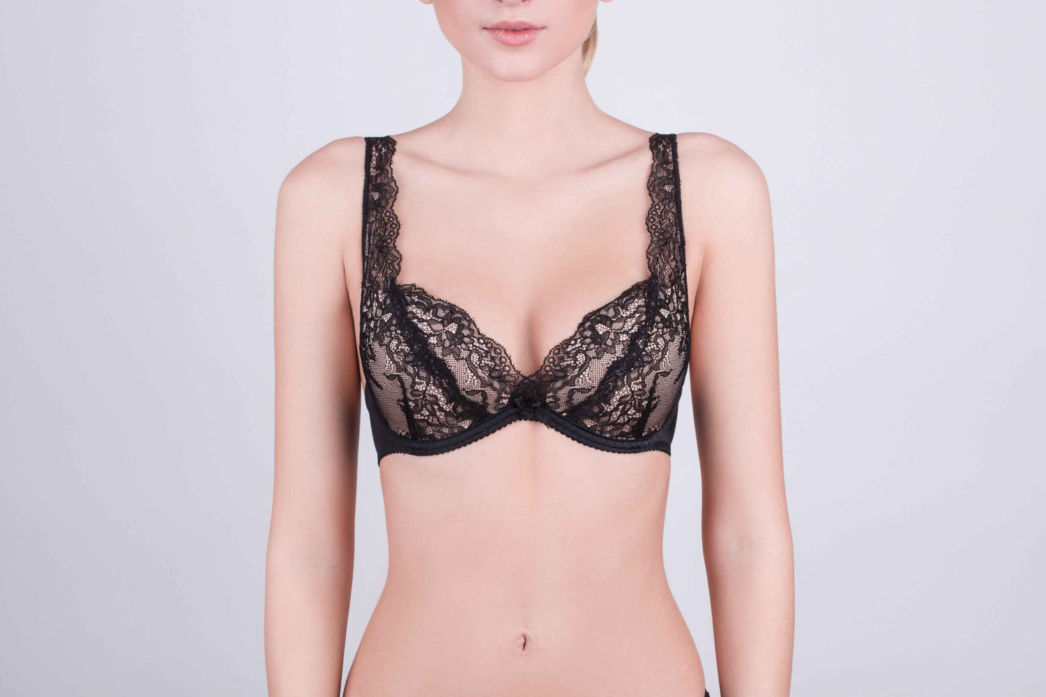 Bra Milavitsa 120190 - Molded, Built-in Push-Up, Lace