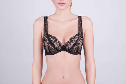 Bra Milavitsa 120190 - Molded, Built-in Push-Up, Lace