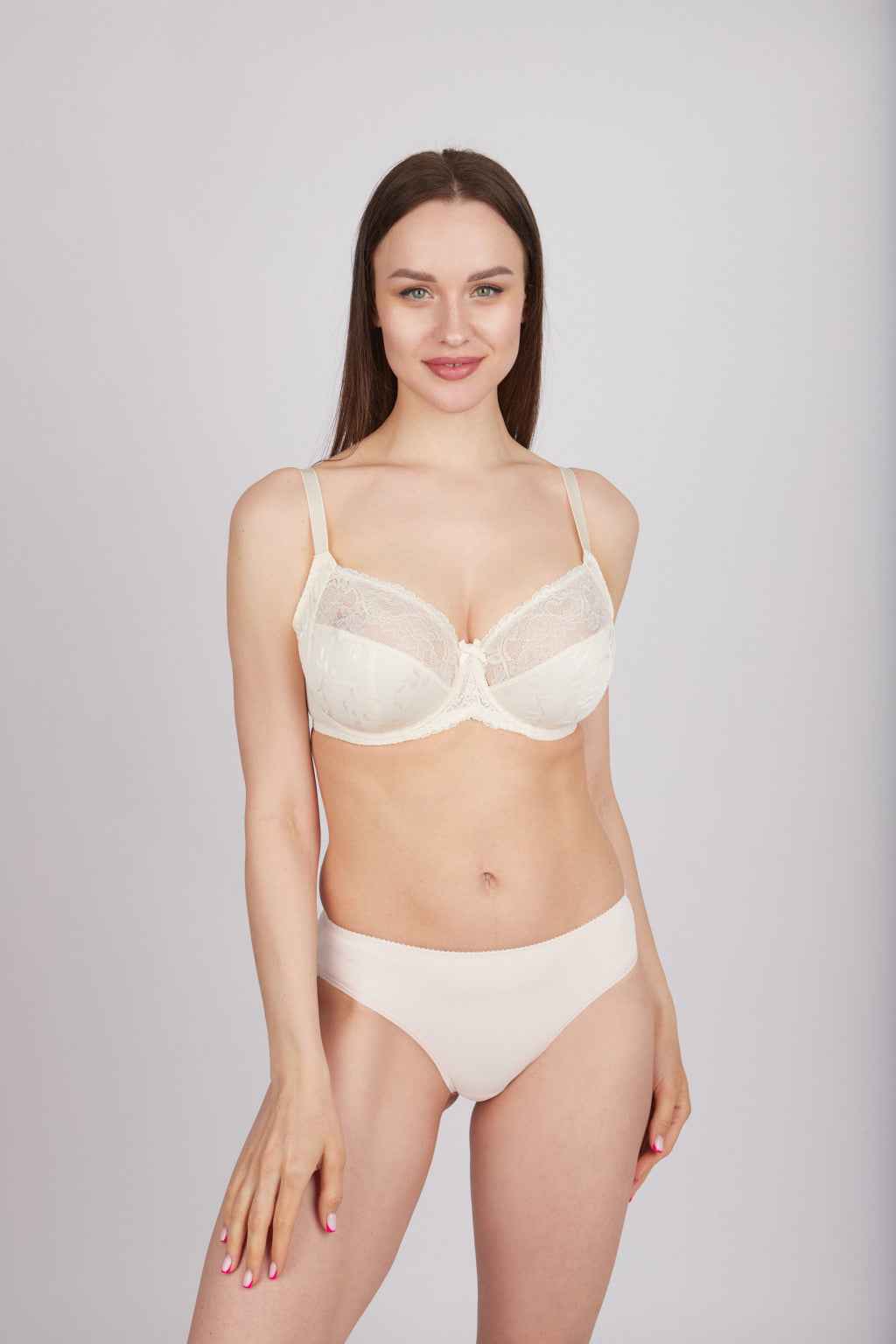 Bra Milavitsa 122770 - Jacquard Knit, Triple-Segment Cups, Side Shaping