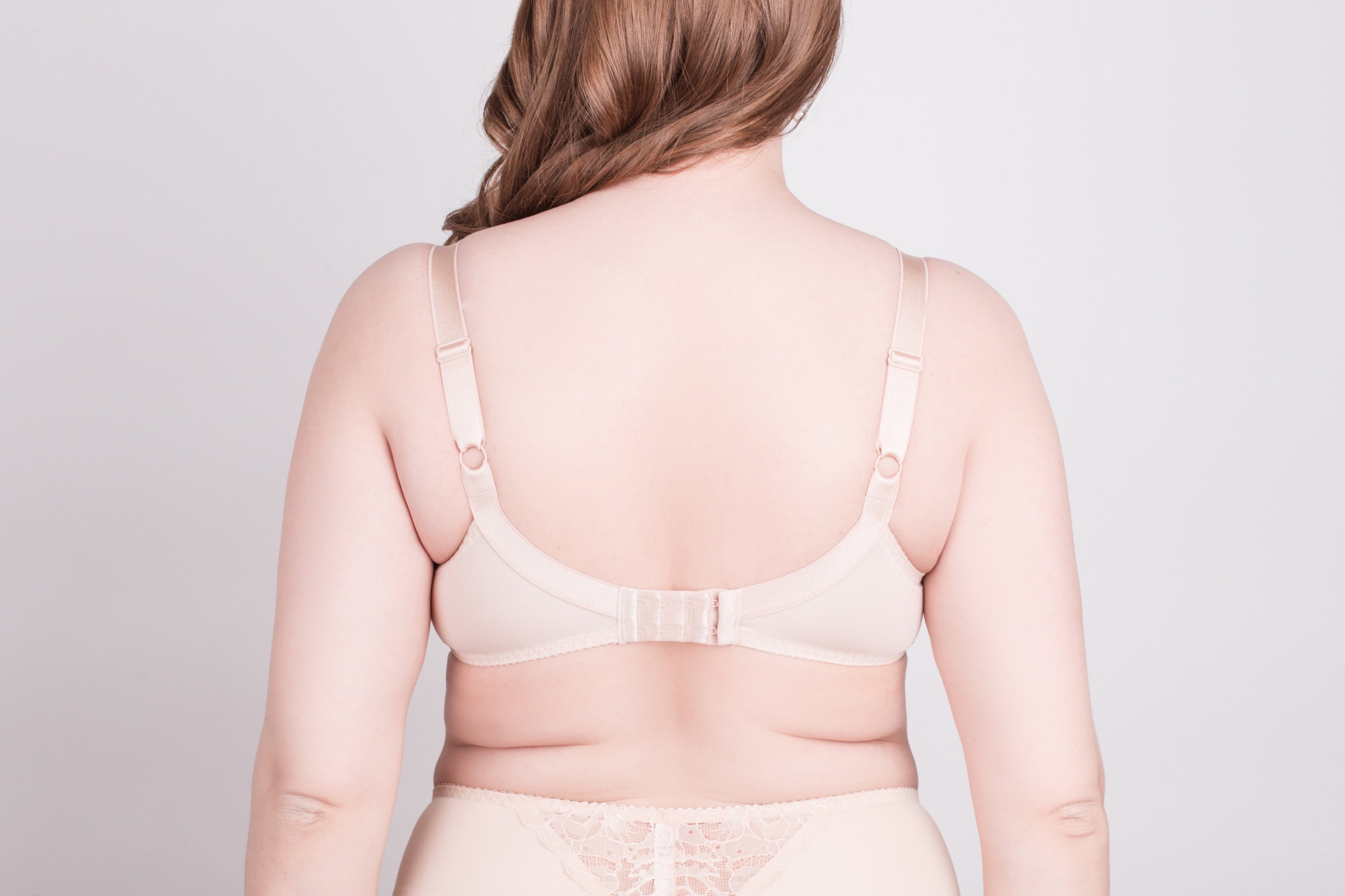 Bra Milavitsa 120151 - Elastic &amp; Lace, Double-Segment Cups, Wide Straps