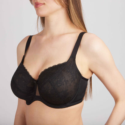 Bra Milavitsa 107180 - Underwired, Lace, Triple-Cup