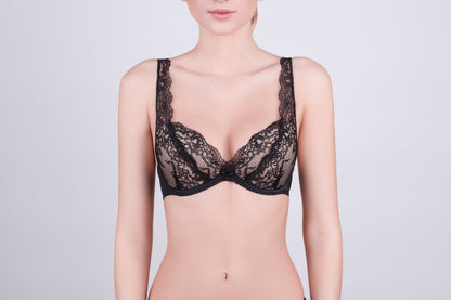 Bra Milavitsa 120190 - Molded, Built-in Push-Up, Lace by TheRanok.com