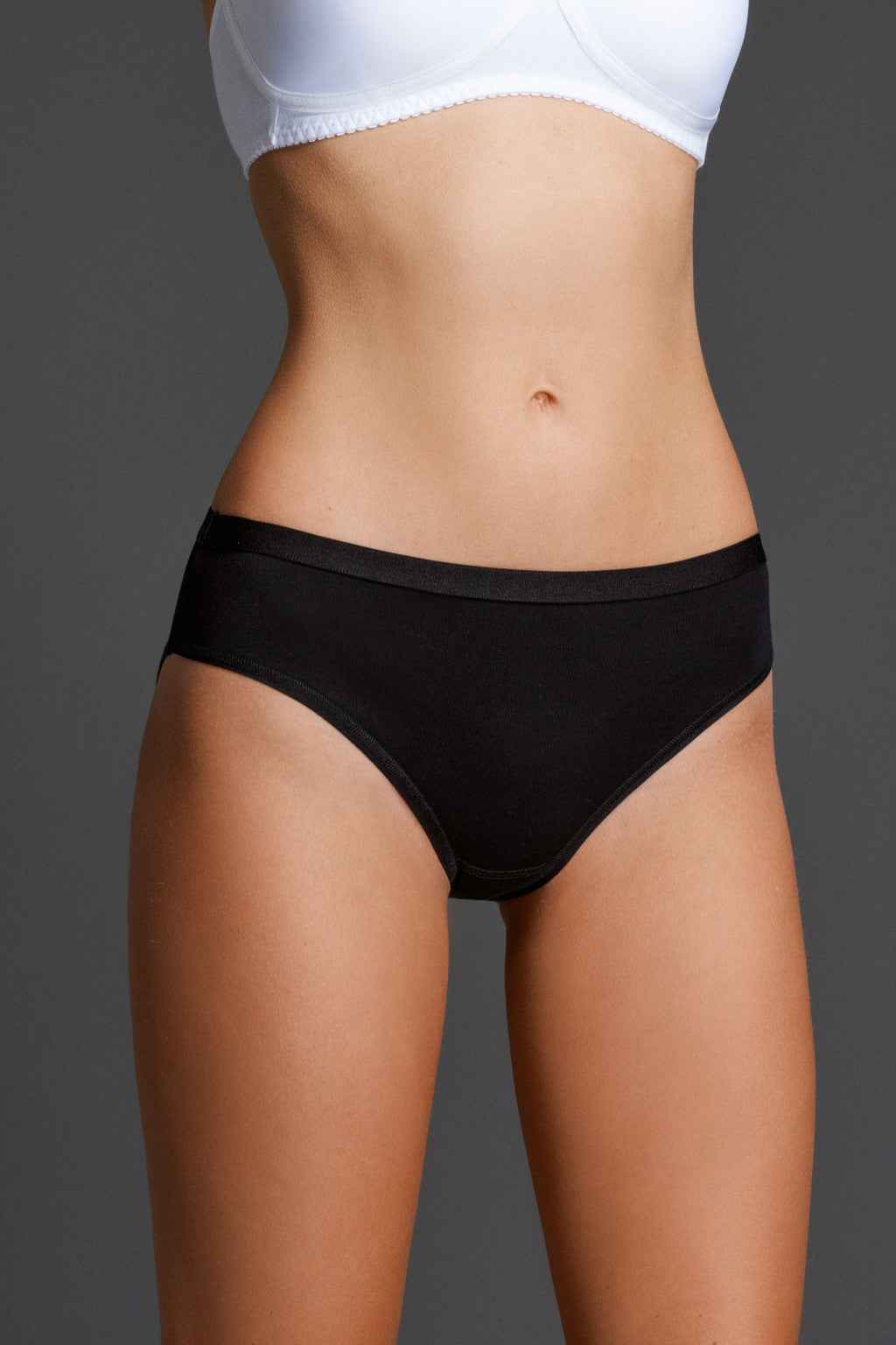 Cotton Panties Milavitsa 265430 - Medium-Waisted Slip