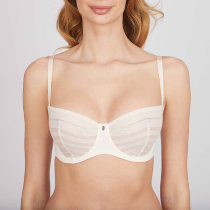 Bra Milavitsa 127640 - Soft Balconette, Sport-Chic, Invisible Edge