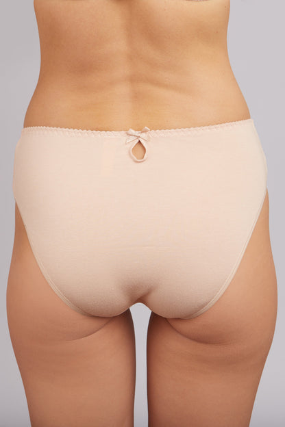 Cotton Panties Milavitsa 230360 - Medium-Waisted Slip