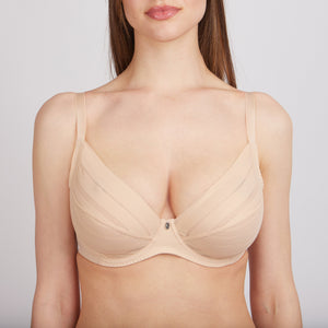 Bra Milavitsa 127630 - Elastic Lace, Side Shaping, Sport-Chic, Invisible Edge