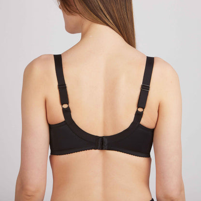 Bra Milavitsa 105910 - Underwired, Triple-Cup, Fixed Straps