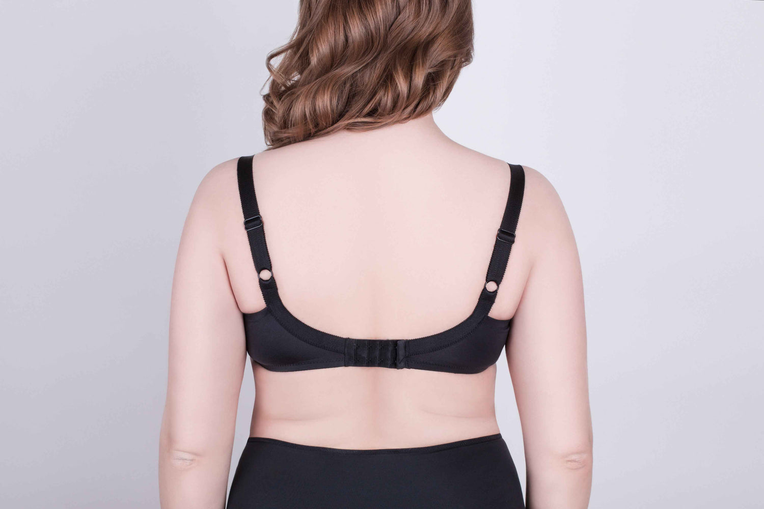 Bra Milavitsa 115910 - Elastic Knit, Underwired, Triple Diagonal Segment Cups