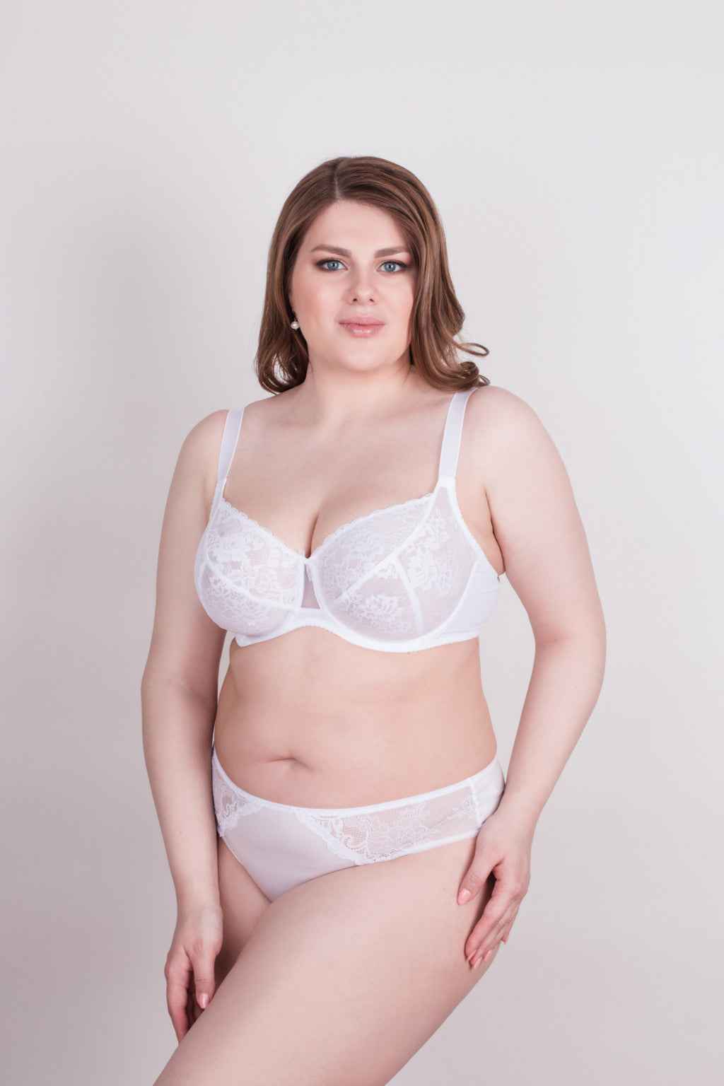 Bra Milavitsa 117180 - Lace, Triple-Cup, Decorative Insert