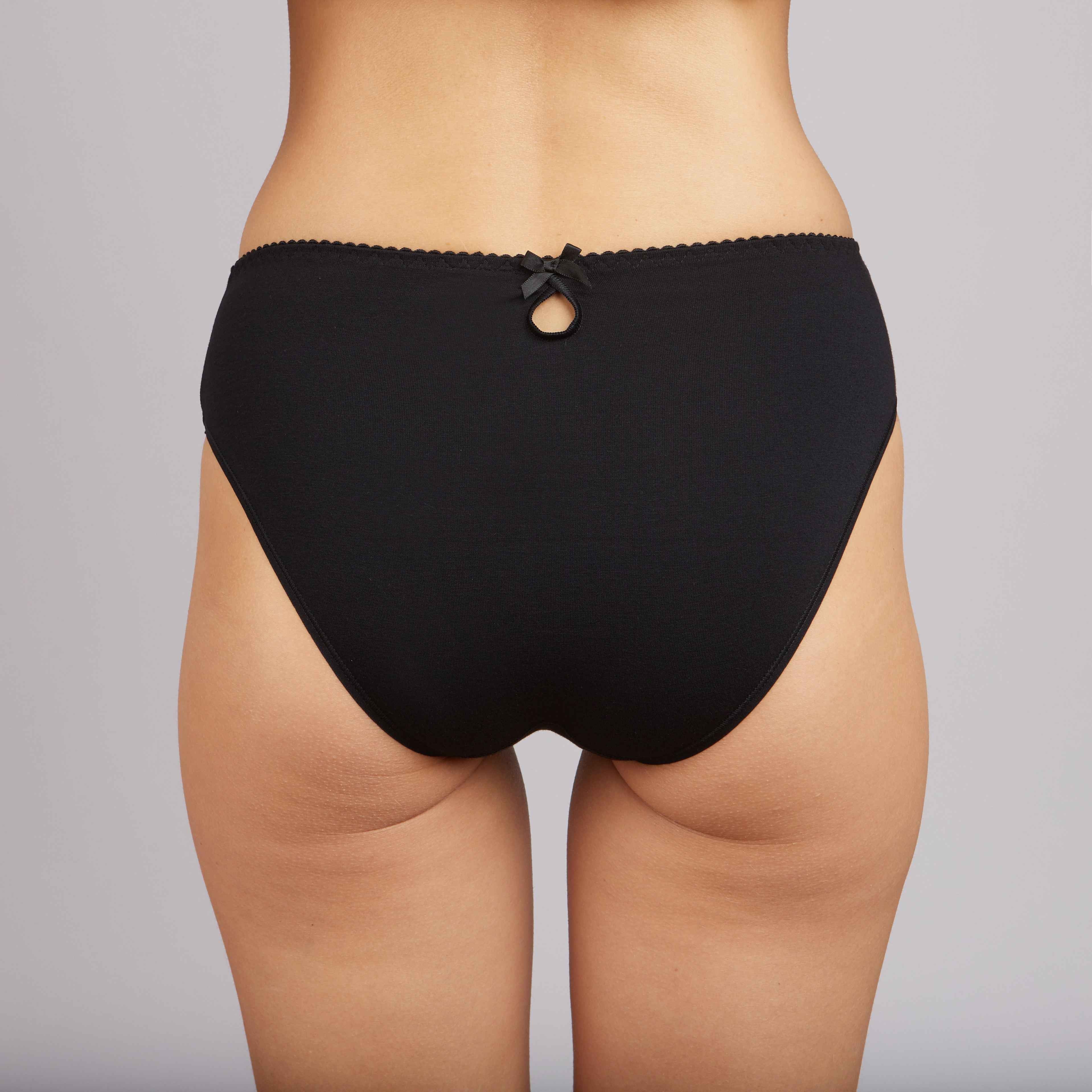 Cotton Panties Milavitsa 230360 - Medium-Waisted Slip