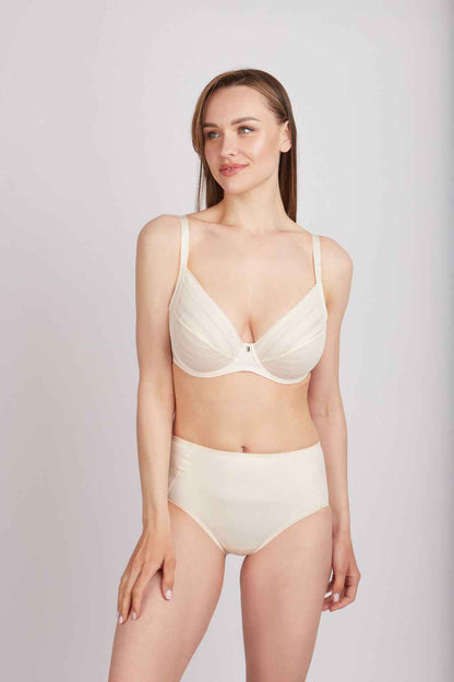 Bra Milavitsa 127630 - Elastic Lace, Side Shaping, Sport-Chic, Invisible Edge