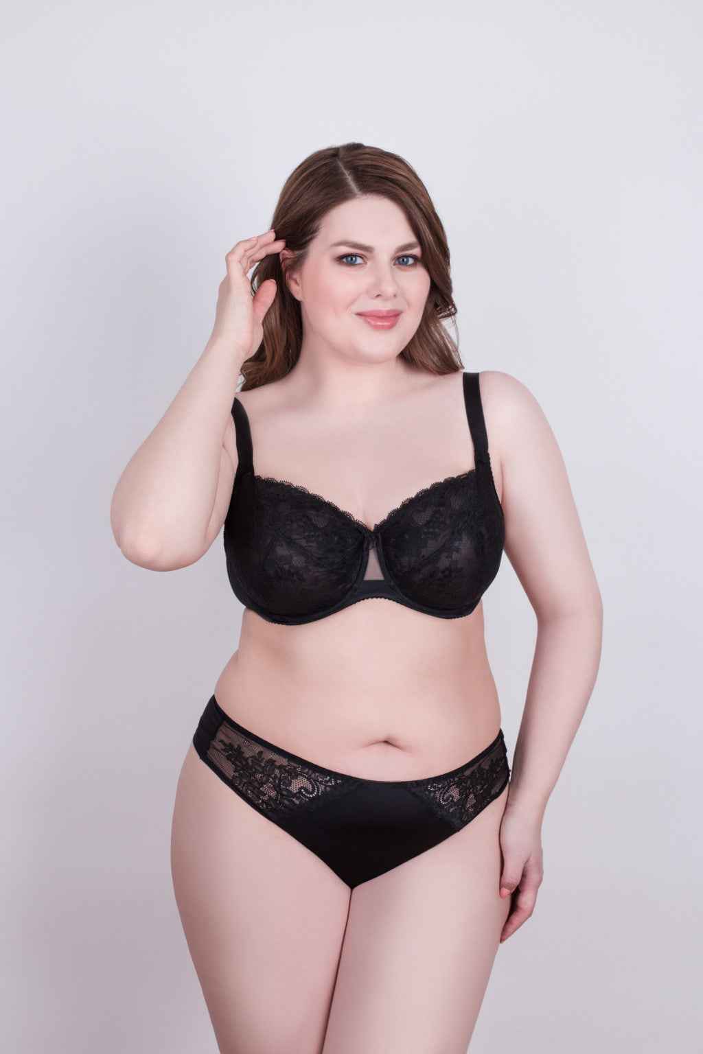 Bra Milavitsa 117180 - Lace, Triple-Cup, Decorative Insert