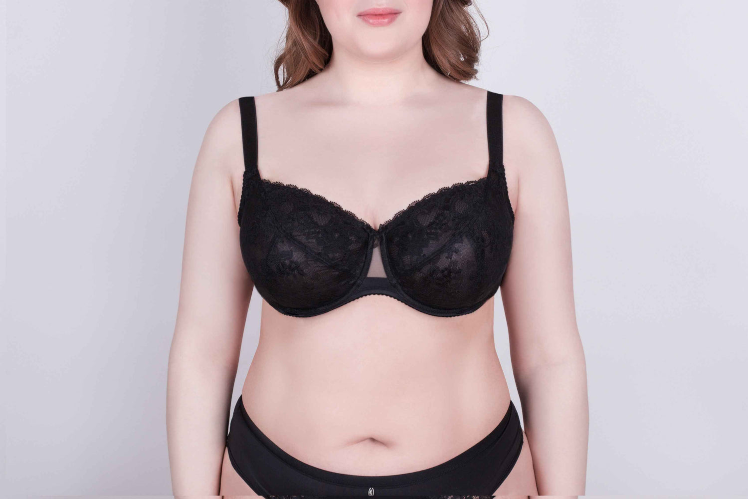 Bra Milavitsa 117180 - Lace, Triple-Cup, Decorative Insert