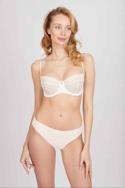 Bra Milavitsa 127640 - Soft Balconette, Sport-Chic, Invisible Edge