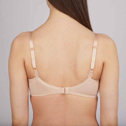 Bra Milavitsa 112830 - Elastic Lace, Underwired with Triple Segment Cups