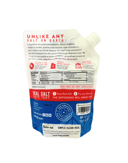 Salt, Redmond Real Salt, Fine Ground by Country Life Natural Foods