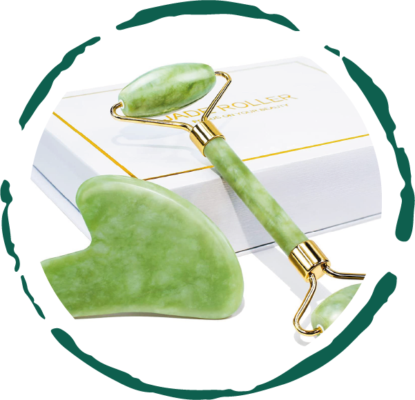 Jade Roller &amp; Gua Sha Gift Box