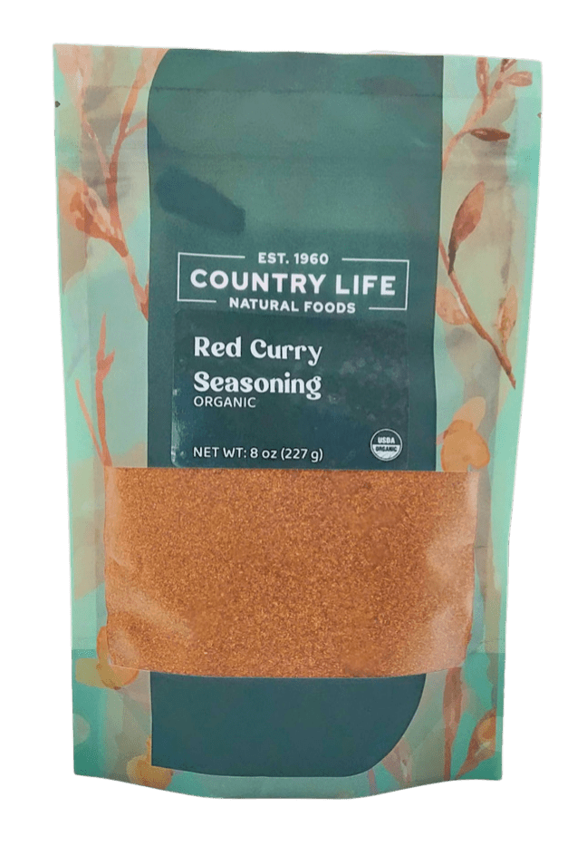 Red Curry Seasoning, Organic by Country Life Natural Foods