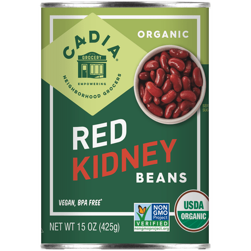 Kidney Beans, Red, Organic, Cadia by Country Life Natural Foods