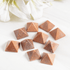 Orange Aventurine Pyramids (Optimism and Contentment)  DestGlow