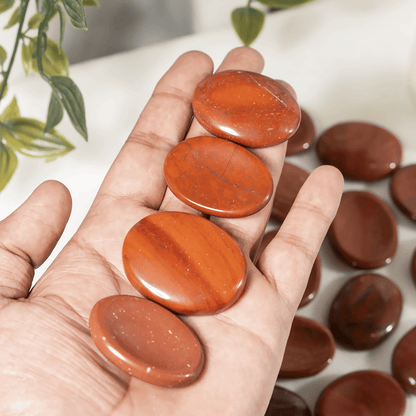 Red Jasper Pocket Stones (Generosity and Balance)  DestGlow