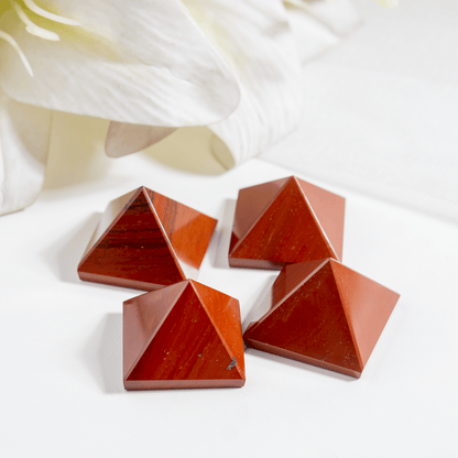 Red Jasper Pyramids (Emotional Strength and Stability)