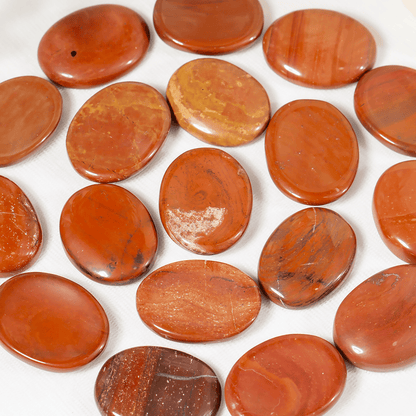 Red Jasper Pocket Stones (Generosity and Balance)  DestGlow