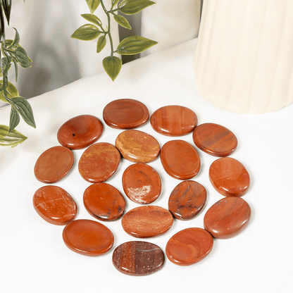 Red Jasper Pocket Stones (Generosity and Balance)  DestGlow