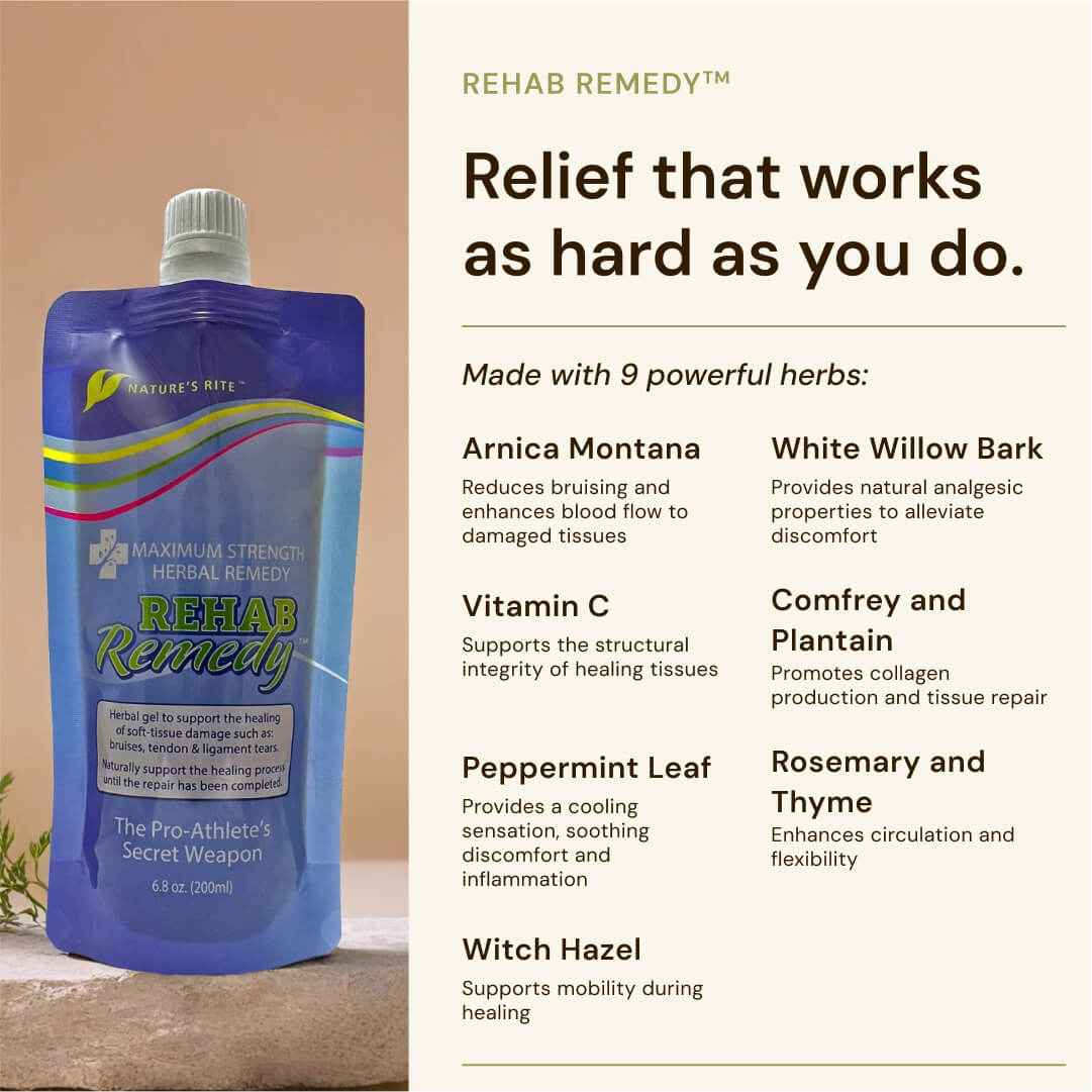 REHAB Remedy – Bruise, Strain, &amp; Tear Repair