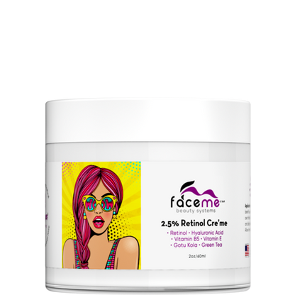 2.5% Retinol Cream - Anti-Aging Face Moisturizer for Wrinkles & Fine Lines